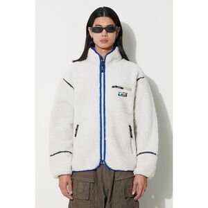 Manastash White and Blue Teddy fleece Jacket brand new